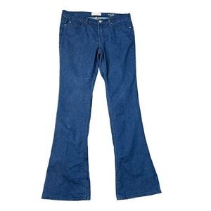 Henry & Belle Micro Flare Jeans 31 Blue High Rise Stretchy Denim Bootcut